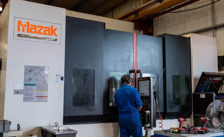 Precision CNC milling of heavy components